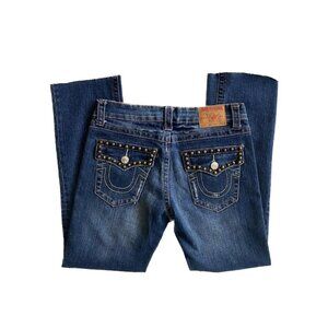 STUDDED TRUE RELIGION JEANS